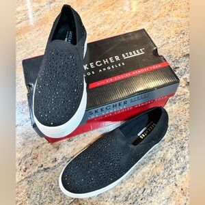 SKECHER Women's Street Poppy - Studded Affair Slip-On Sneakers from Finish Line